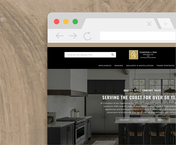 Luxurious Appliances Website