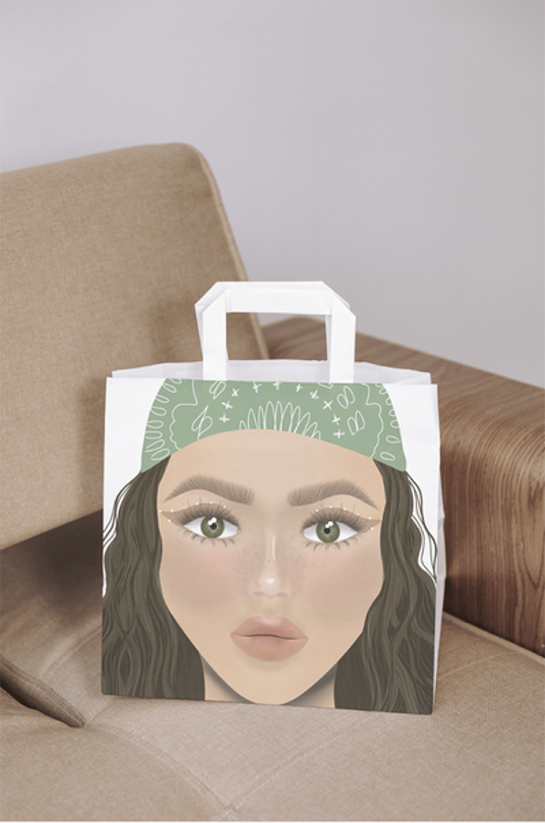 Girl With Paisley Bandana